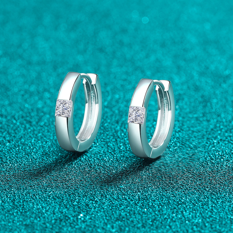DCDI 925 Sterling Silver Moissanite Earrings