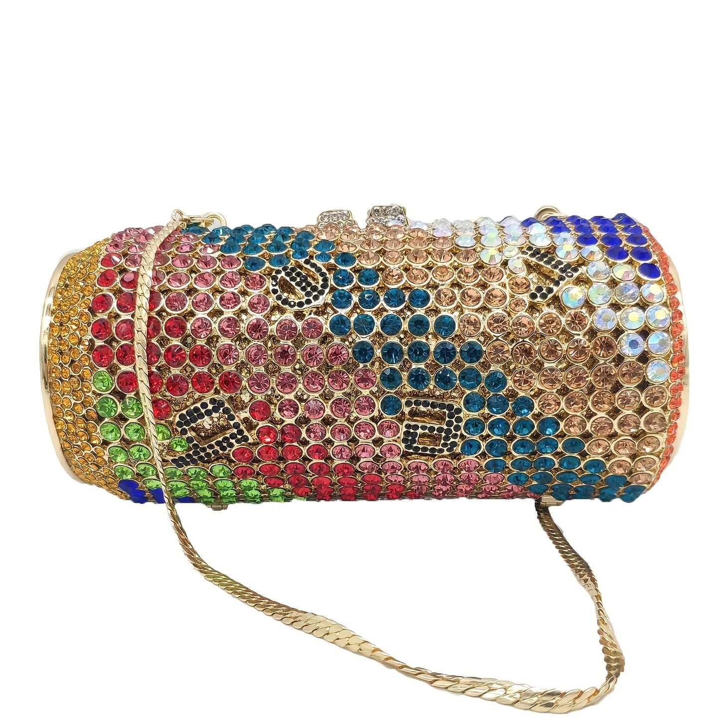 DCDI Beer Diamond Studded Evening Bag