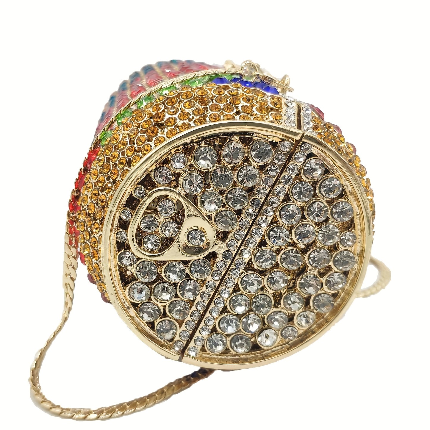 DCDI Beer Diamond Studded Evening Bag