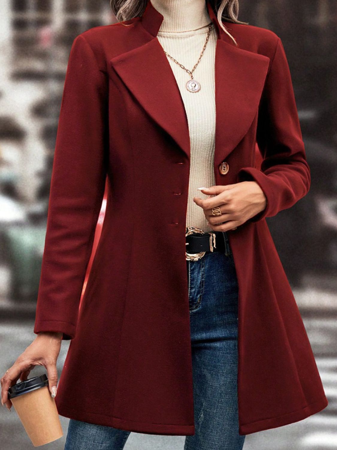 DS Tapered Pea Coat