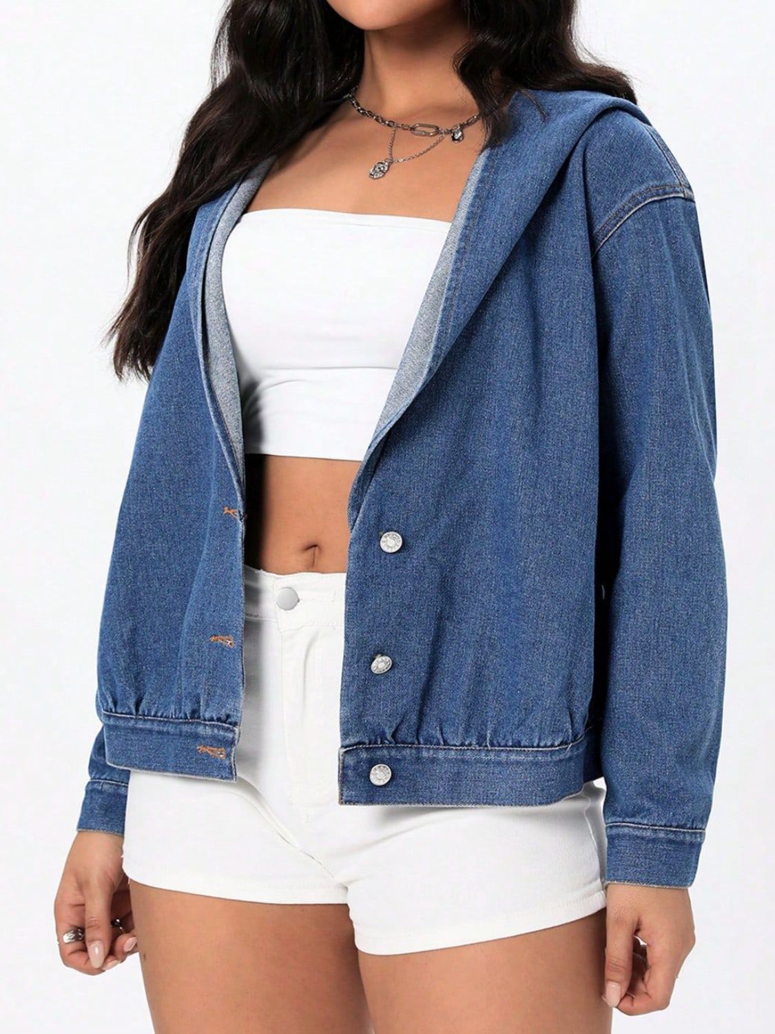 DS Premium Denim Luxury H20 Hooded Denim Jacket
