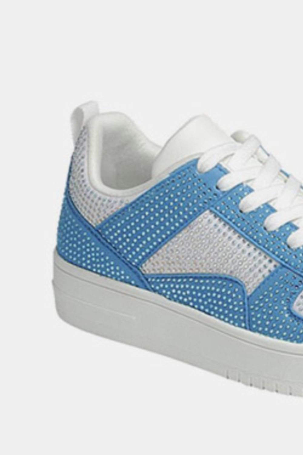 DCDI Rhinestone Platform Flat Sneakers