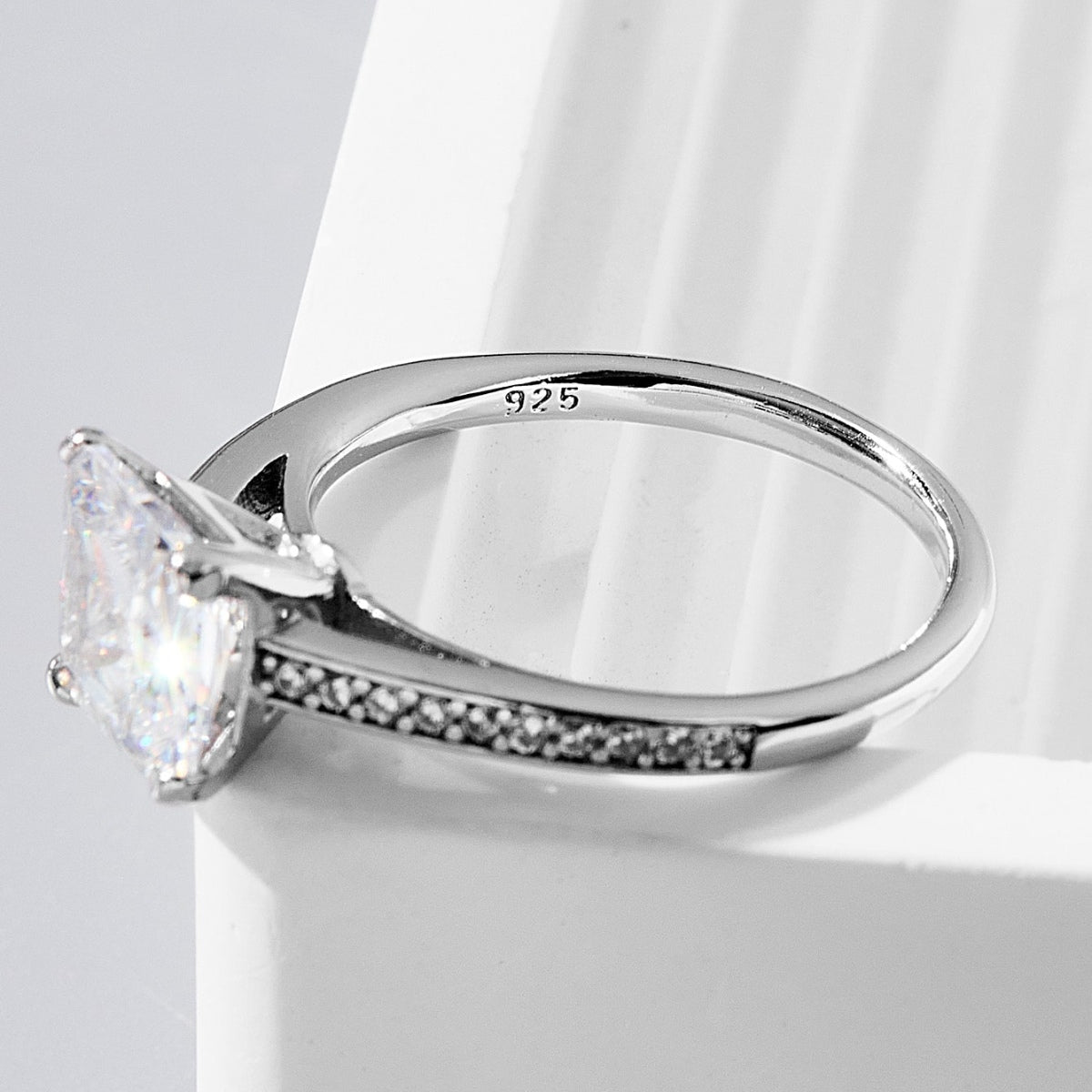DCDI Zealously 925 Sterling Silver Zircon Ring