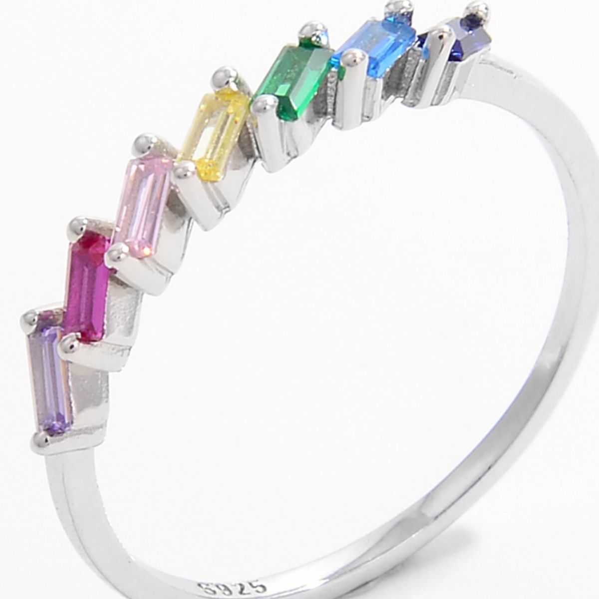 DCDI Unicorn -925 Sterling Silver Contrast Zircon Ring