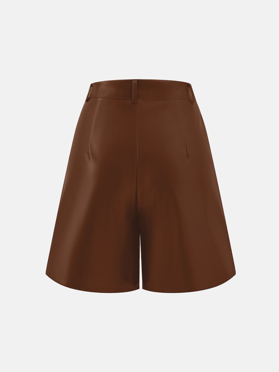DS Fauxed Leather High Waist Shorts