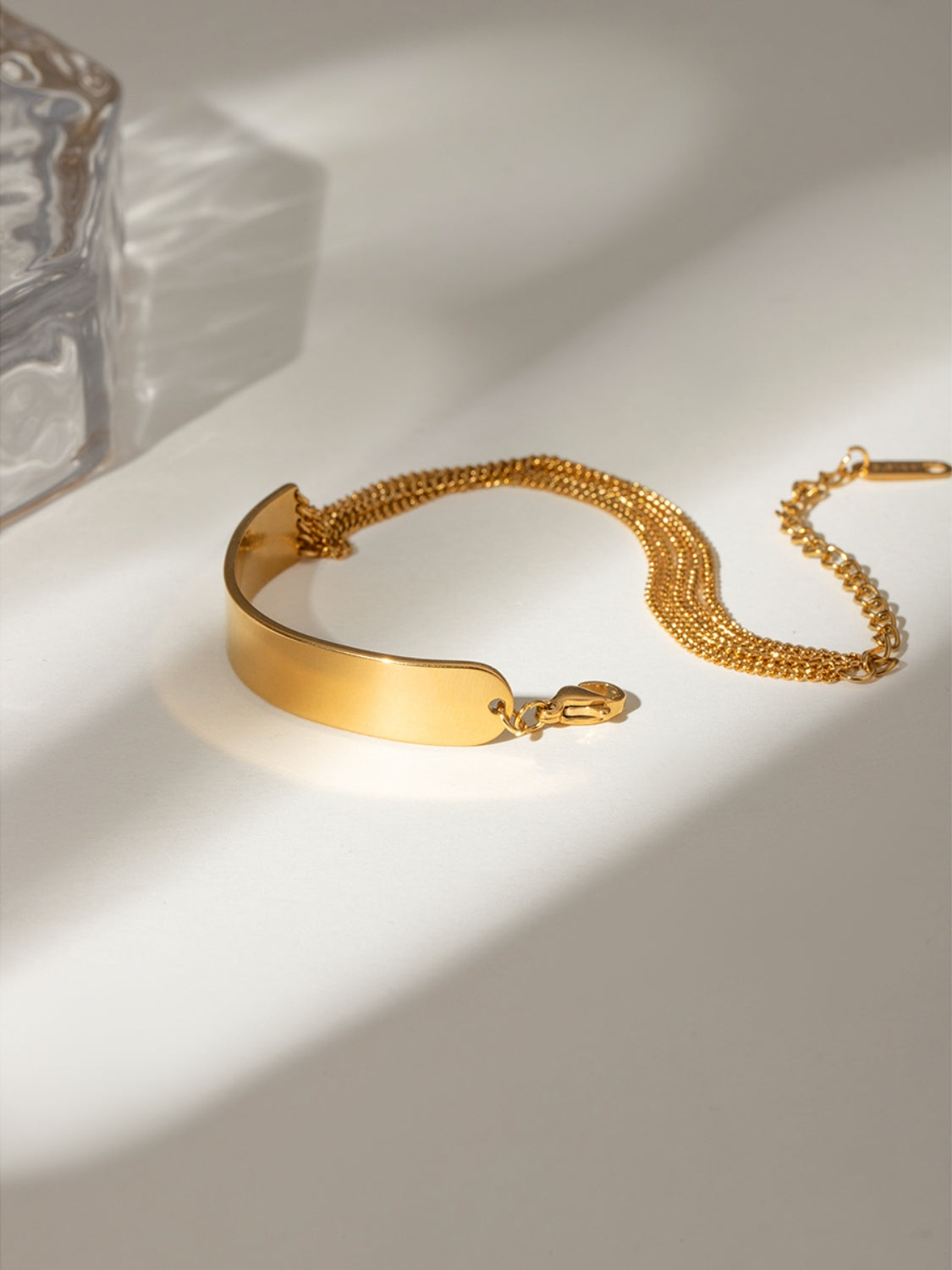 DCDI Simplicity Bracelet In 18K Gold-Plated Stainless Steel