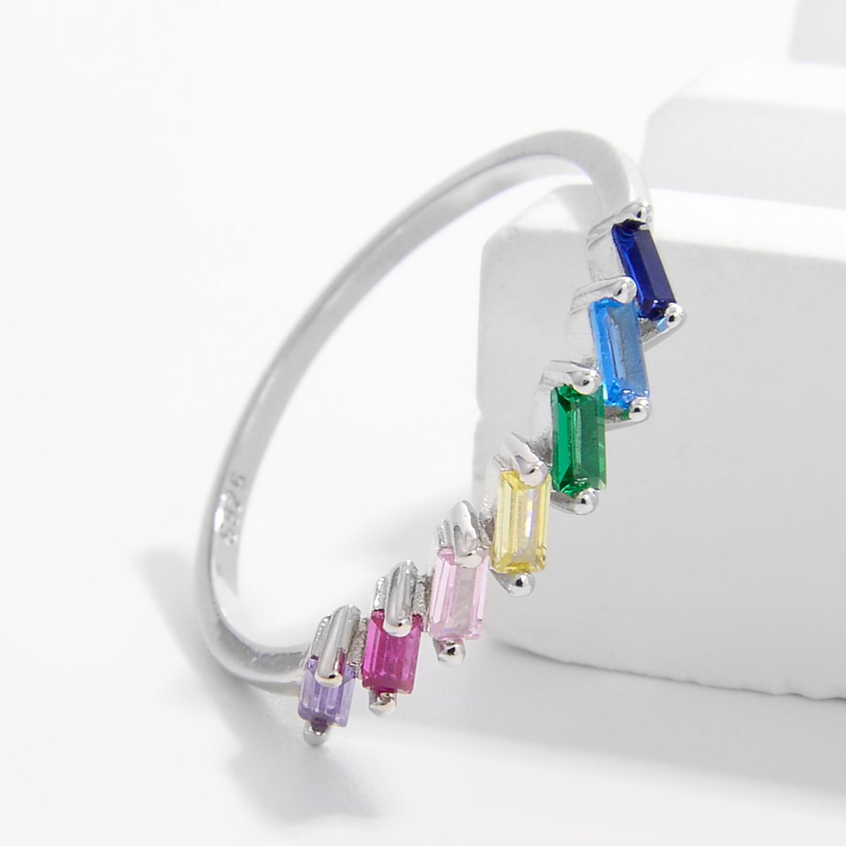 DCDI Unicorn -925 Sterling Silver Contrast Zircon Ring