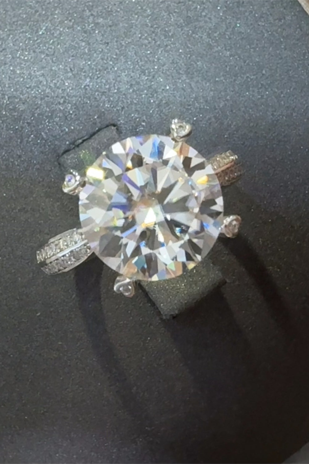 DCDI 5 Carat Moissanite 925 Sterling Silver Ring