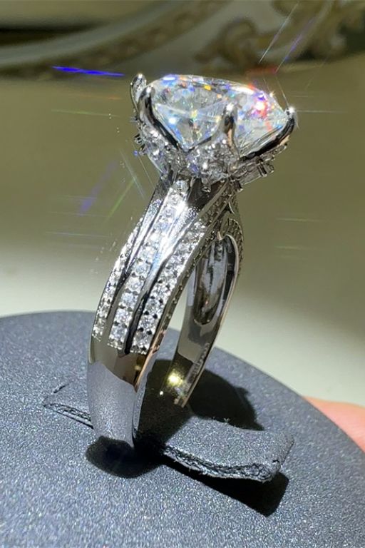 DCDI 5 Carat Moissanite Engagement Ring