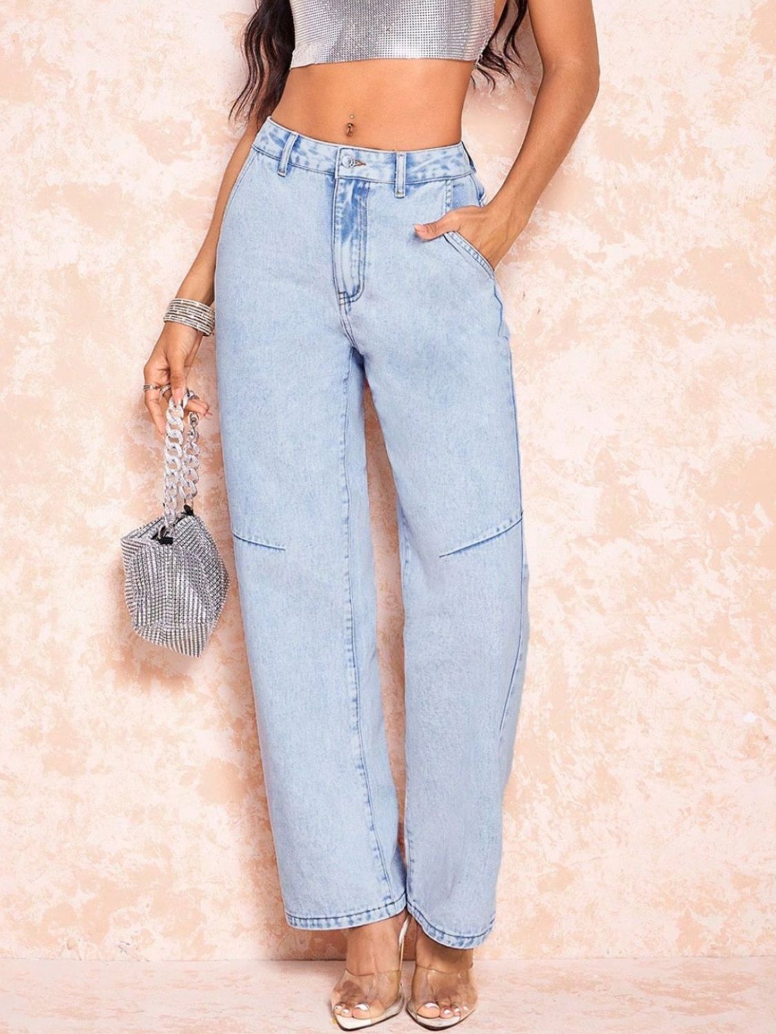DS Premium Denim Straight Leg Jeans 33