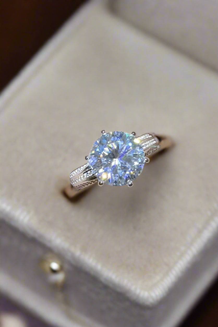 DCDI 5 Carat Moissanite Engagement Ring