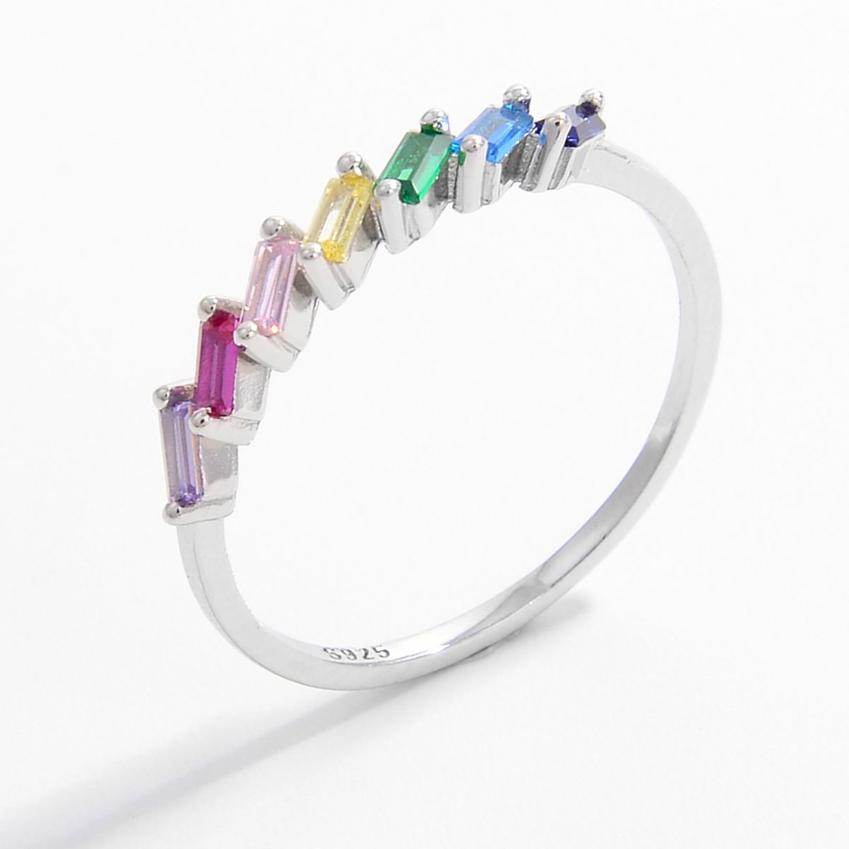 DCDI Unicorn -925 Sterling Silver Contrast Zircon Ring