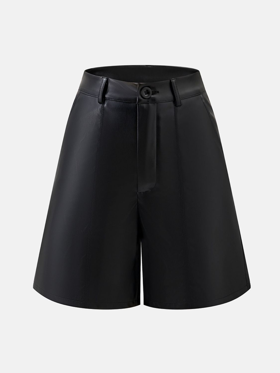 DS Fauxed Leather High Waist Shorts