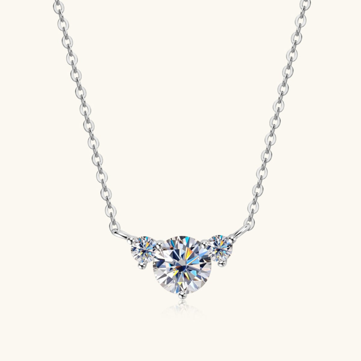 DCDI Starstruck 1.2 Carat Moissanite 925 Sterling Silver Necklace