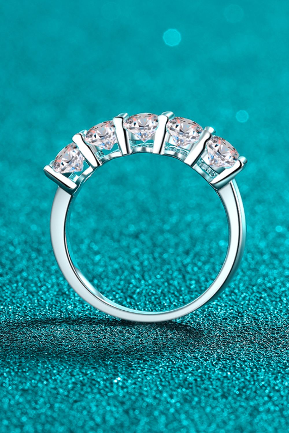 DCDI 2.5 Carat Moissanite 925 Sterling Silver Ring