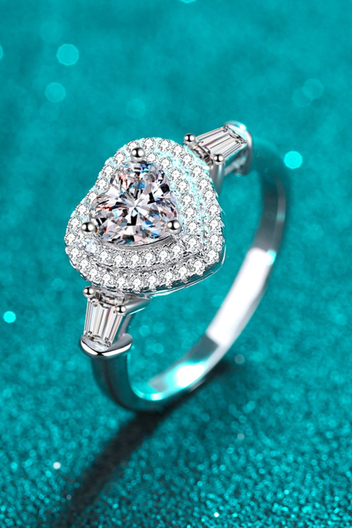 DCDI 1 Carat Moissanite 925SS Ring - DCDI My Heart Belongs You