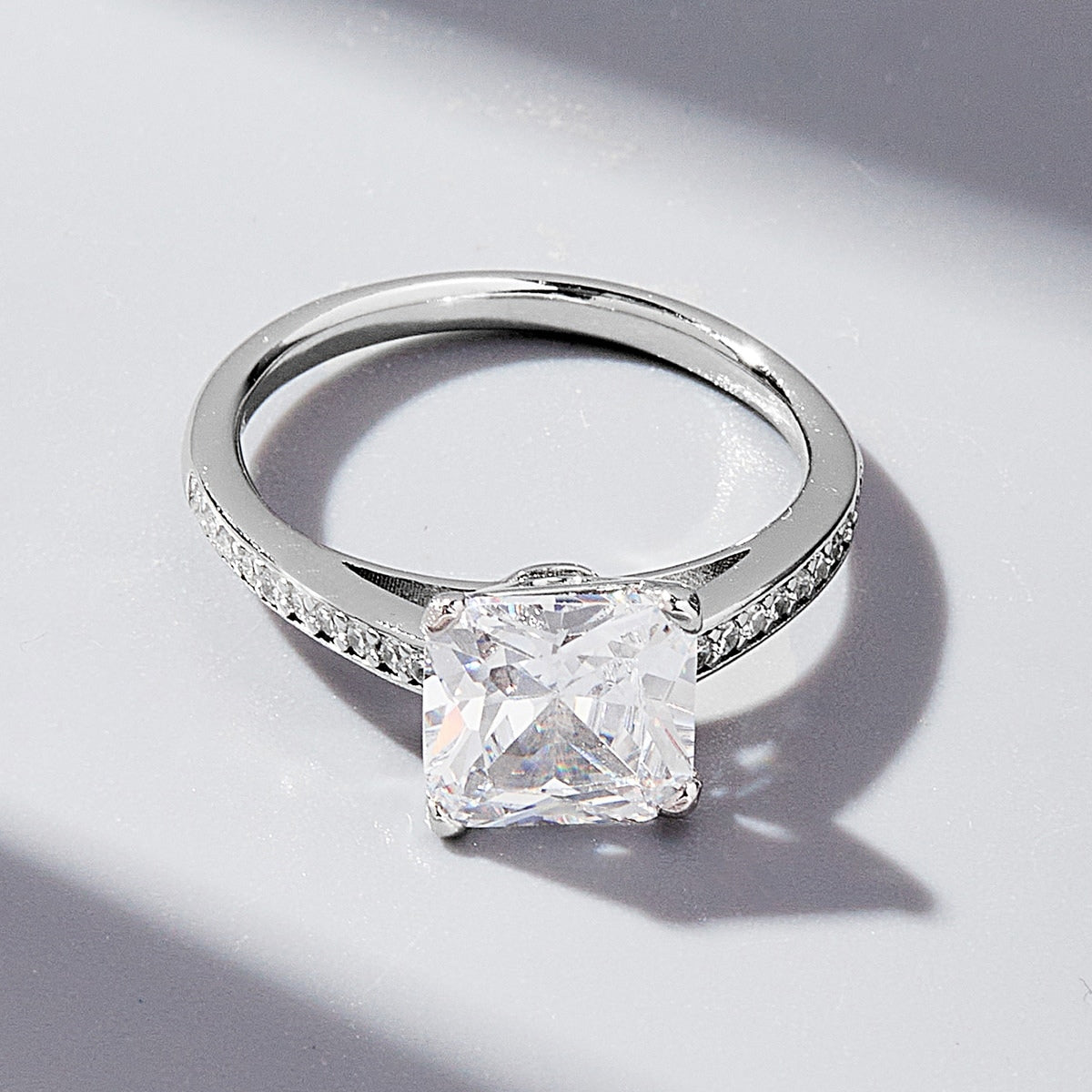 DCDI Zealously 925 Sterling Silver Zircon Ring