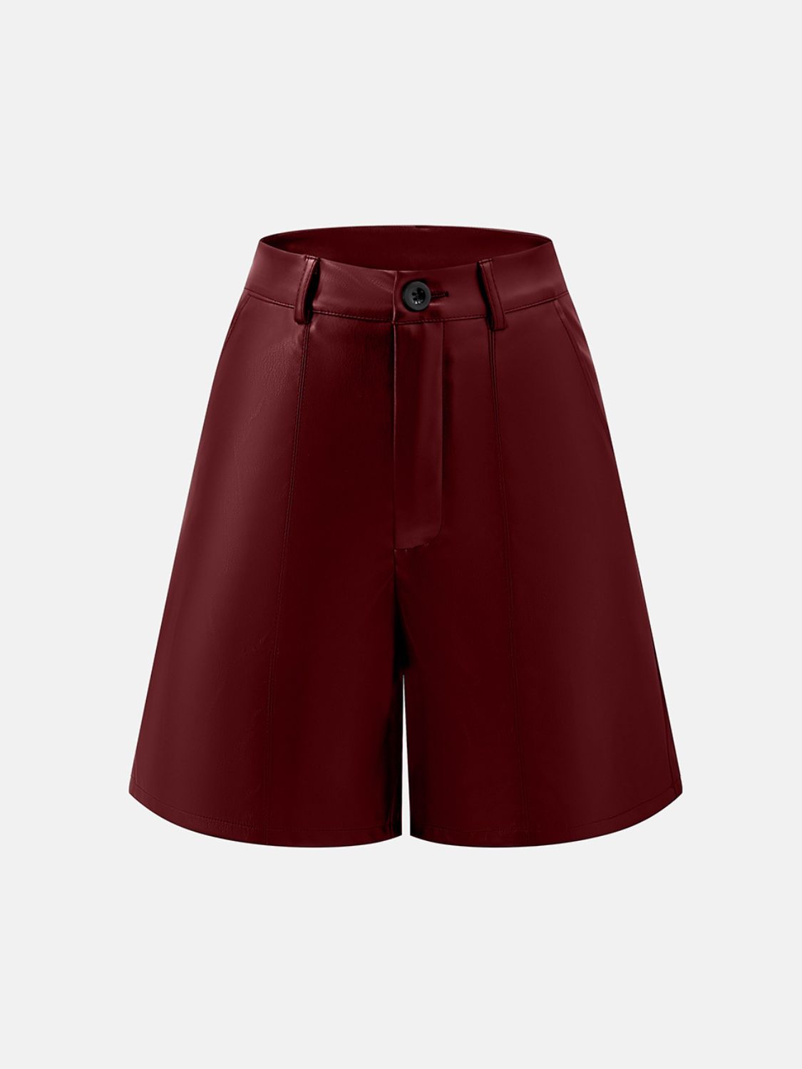 DS Fauxed Leather High Waist Shorts