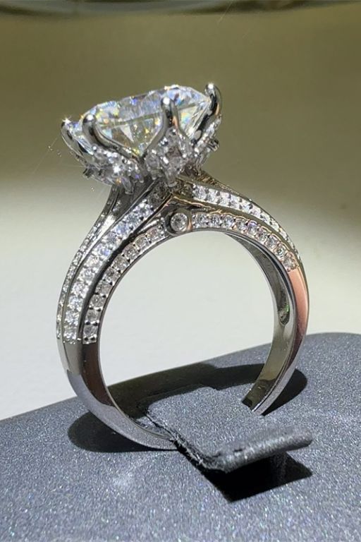 DCDI 5 Carat Moissanite Engagement Ring