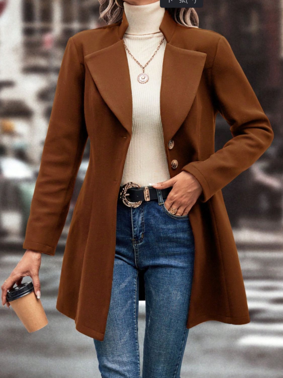 DS Tapered Pea Coat
