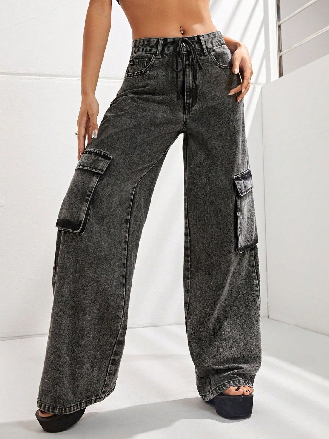 DS Cassie 38-89 Premium Luxury Denim Wide Leg Jeans