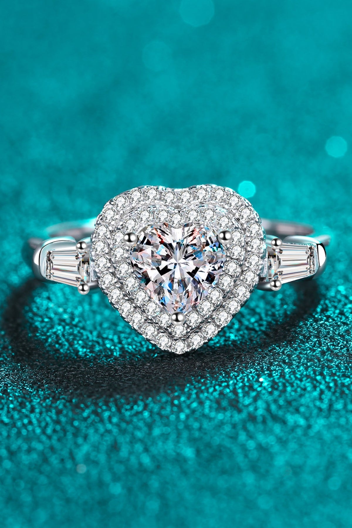 DCDI 1 Carat Moissanite 925SS Ring - DCDI My Heart Belongs You