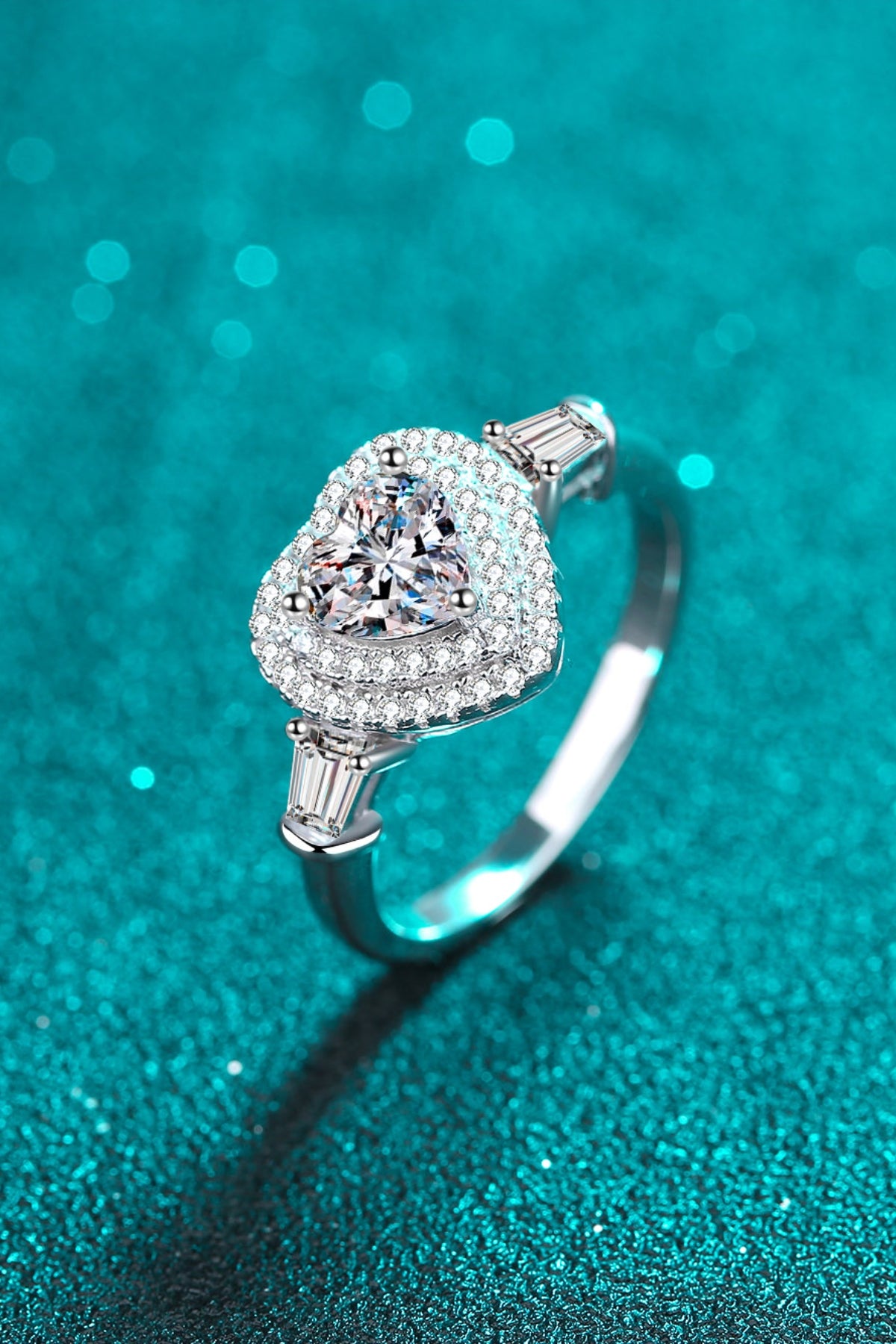 DCDI 1 Carat Moissanite 925SS Ring - DCDI My Heart Belongs You
