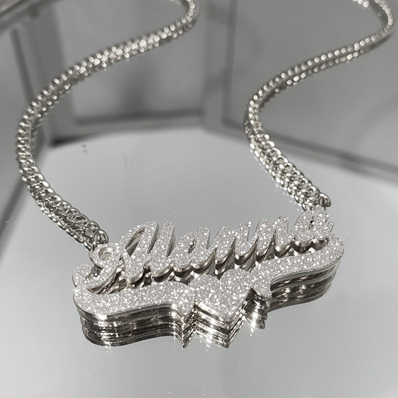DCDI Customizable Stainless Steel Cuban Chain Necklace
