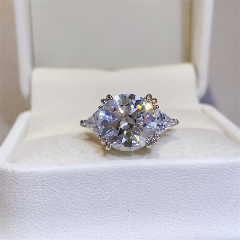 DCDI Charisma 5 Carat Moissanite 925 Sterling Silver Ring