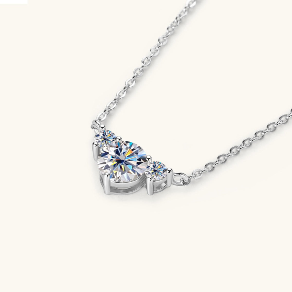 DCDI Starstruck 1.2 Carat Moissanite 925 Sterling Silver Necklace