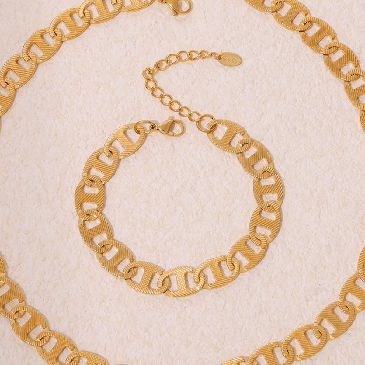 DCDI 18K Gold-Plated Stainless Steel In Sync Bracelet