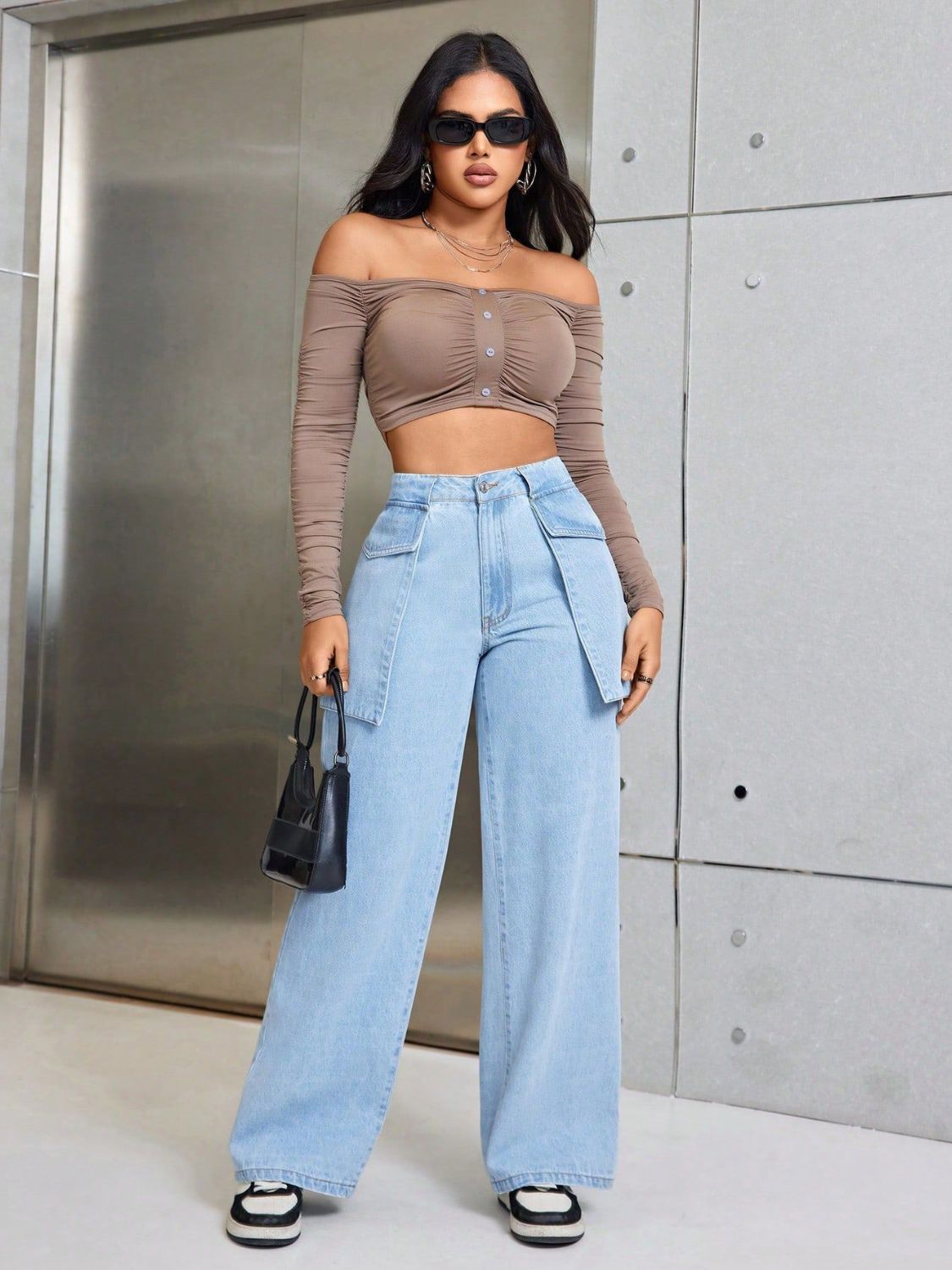 DS Premium Denim Luxury 066 Wide Leg Jeans
