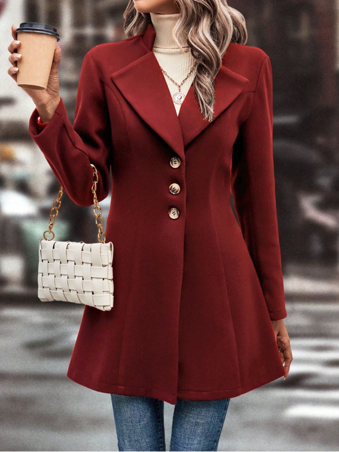 DS Tapered Pea Coat