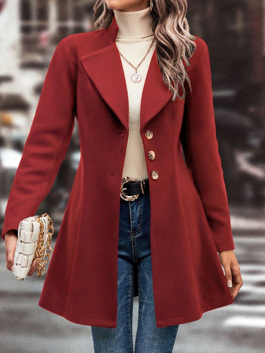 DS Tapered Pea Coat