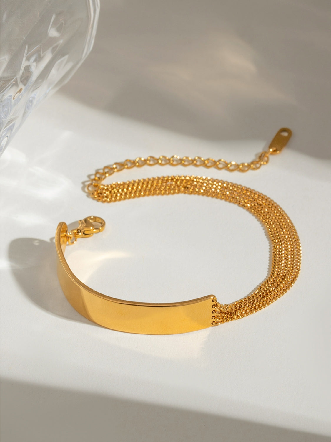 DCDI Simplicity Bracelet In 18K Gold-Plated Stainless Steel