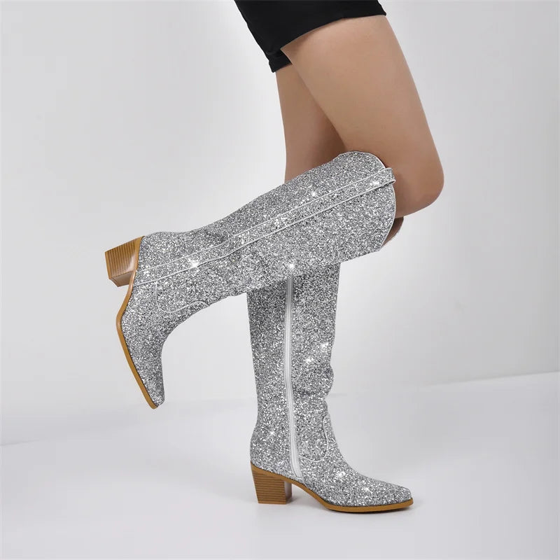 DCDI Glitzy Knee-High CG Boots