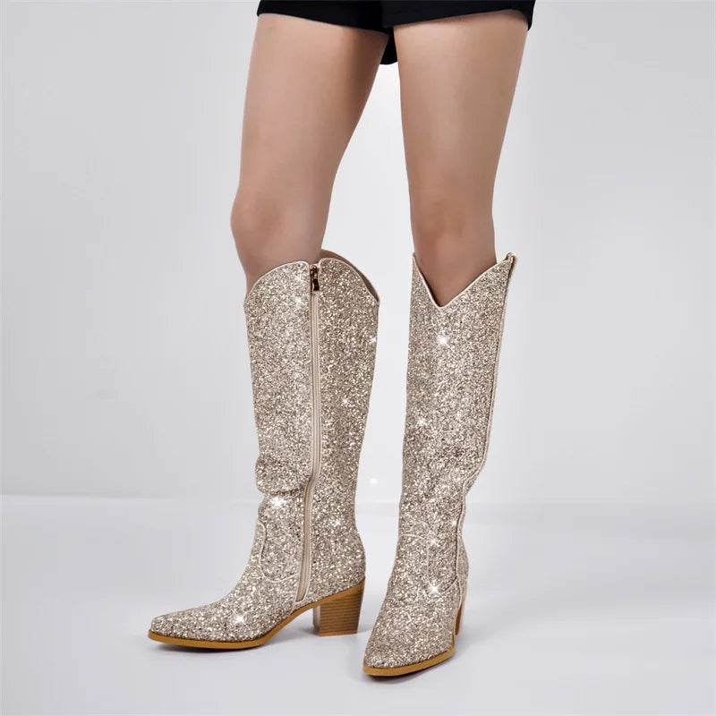 DCDI Glitzy Knee-High CG Boots