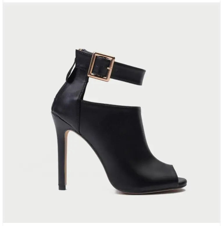 DS Designer "Tiffy" Peep Toe Boots