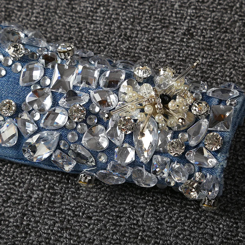DCDI Trinket Luxury Hand Embellished Denim Jeans