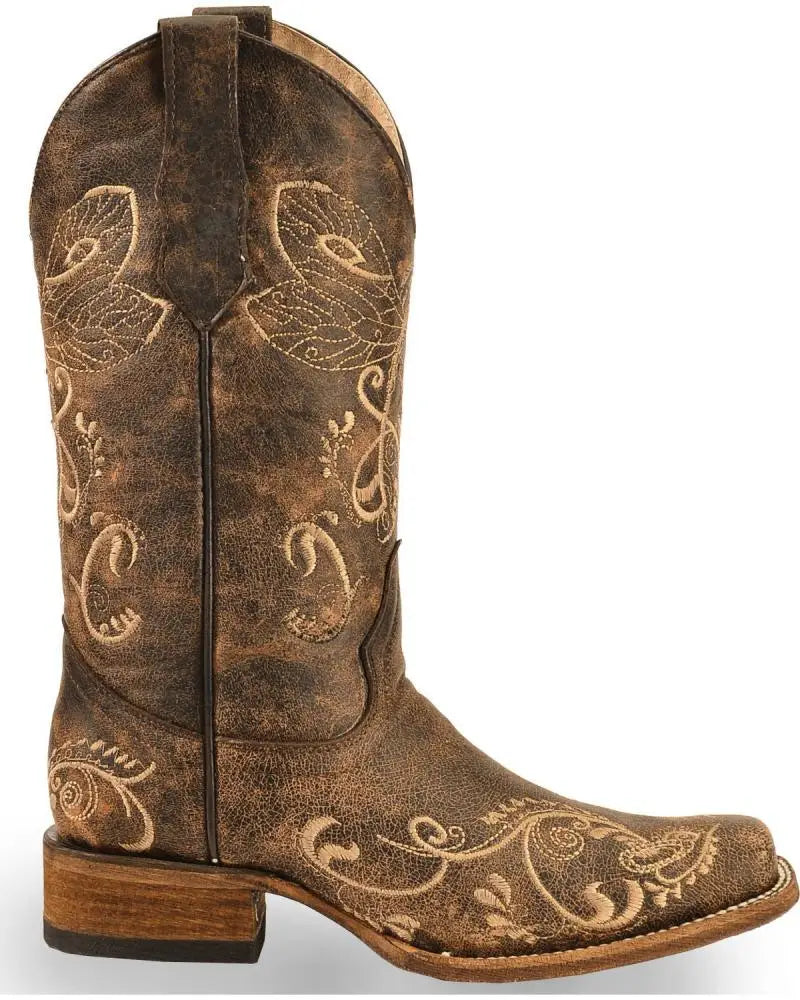 DS Western Diva Embroidered Cowboy Boots