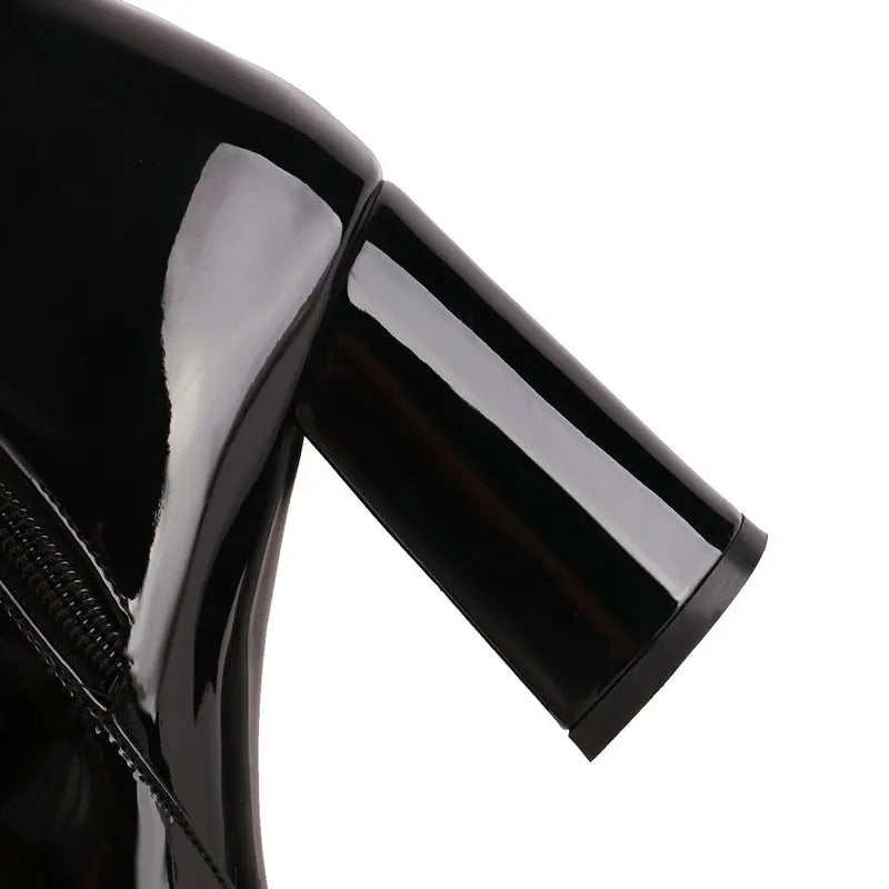 DS Designer 7737-8443 Over The Knee Block Heel Boots