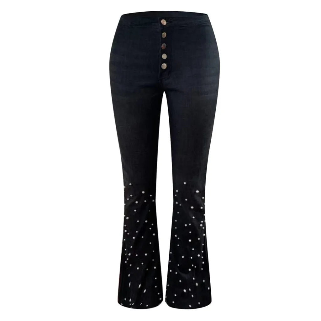 DS Designer 1963-73 Premium Denim Luxury Flare Bell Bottom Jeans