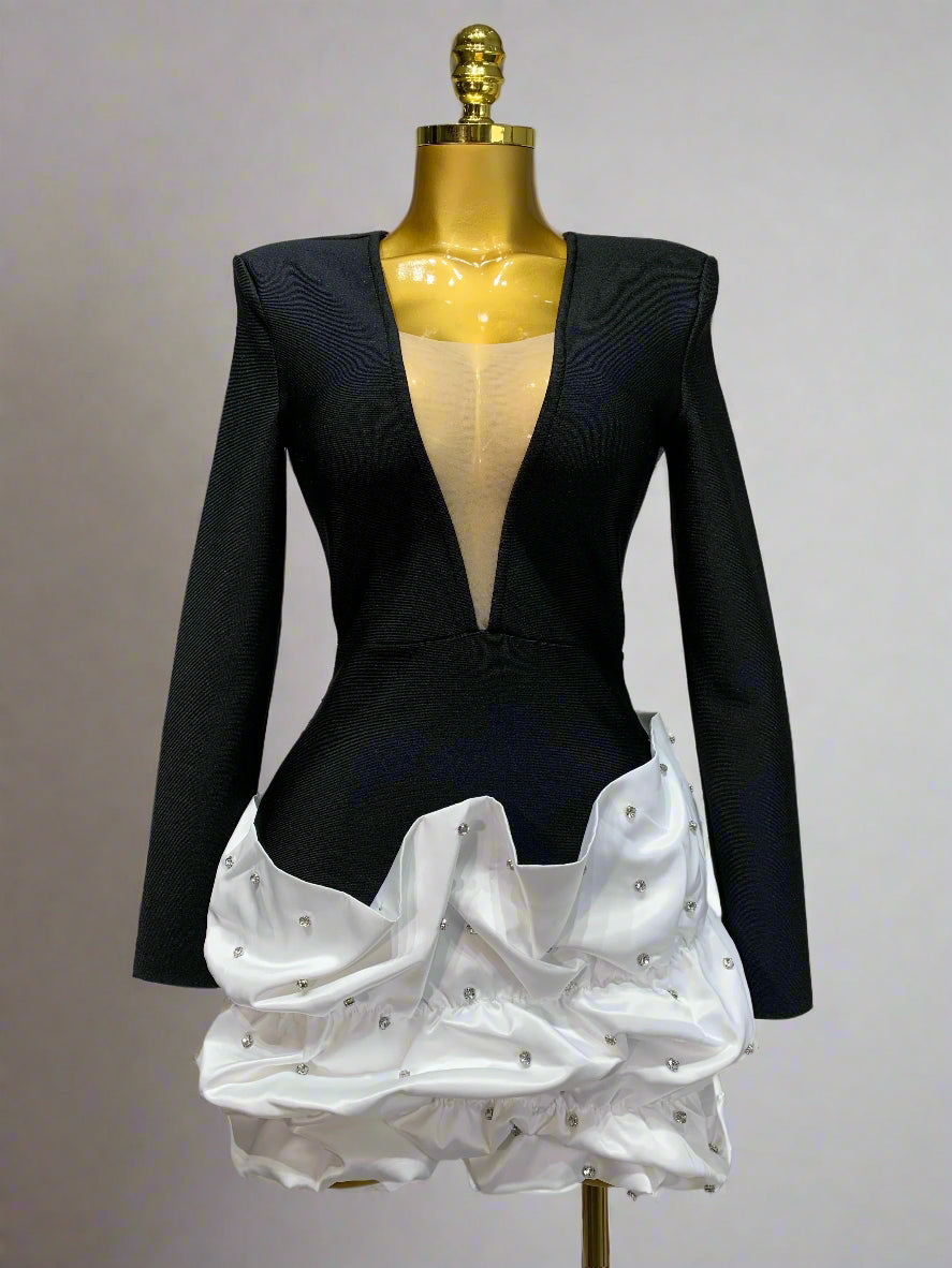 DCDI Studious Ruche Cocktail Dress