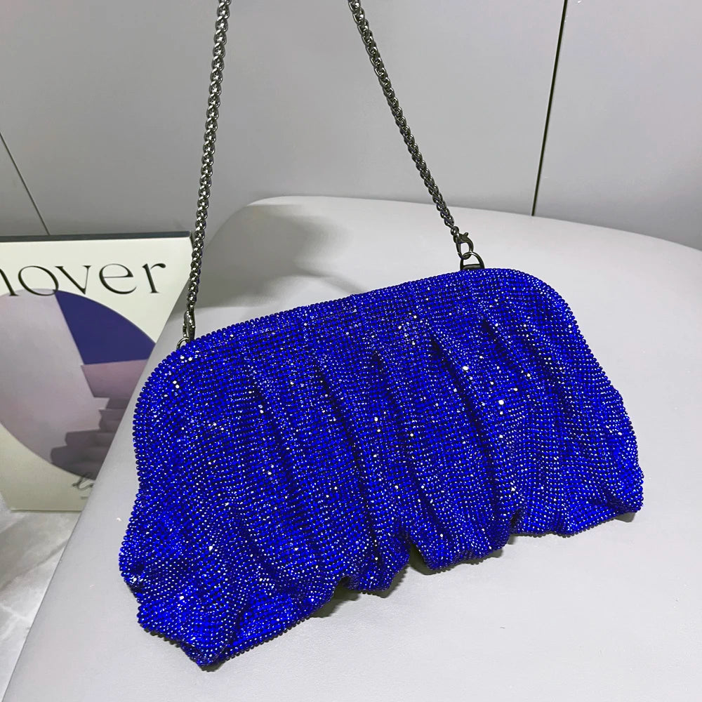 DCDI Heiress Handmade Diamond Studded Luxury Evening Clutch Handbag