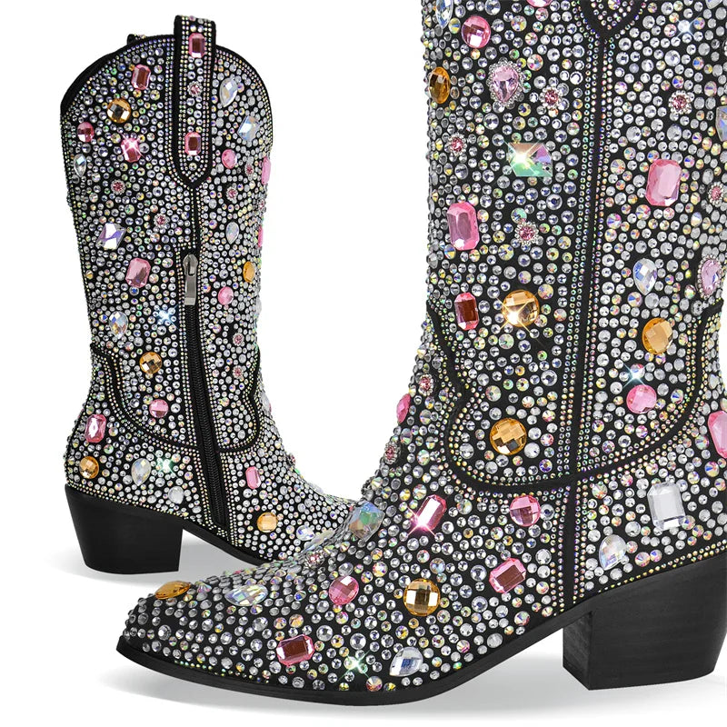 DCDI Prance Diamond Studded CG Boots