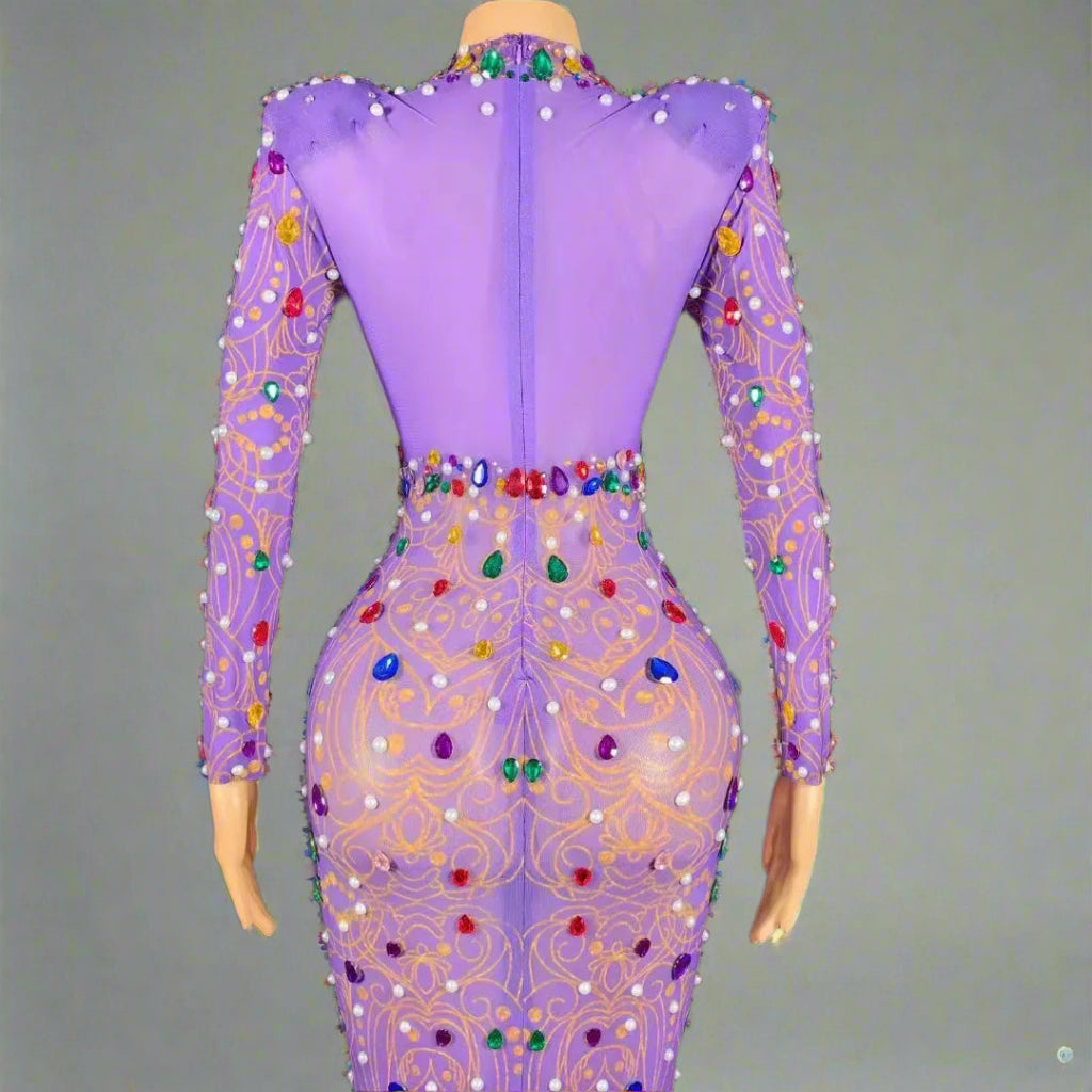 DCDI Empress Luxury Diamond Studded Evening Gown