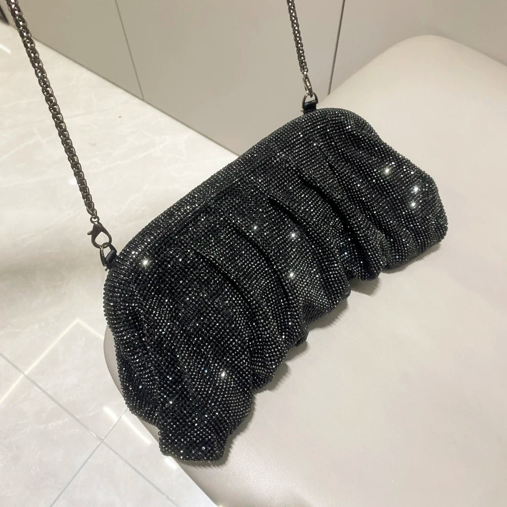 DCDI Heiress Handmade Diamond Studded Luxury Evening Clutch Handbag
