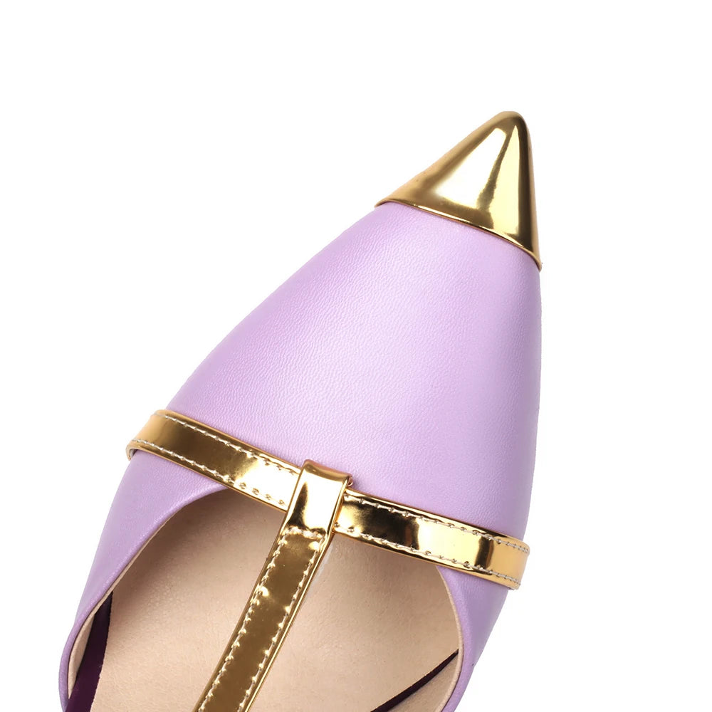 DS Designer Lola T-Strap Heels