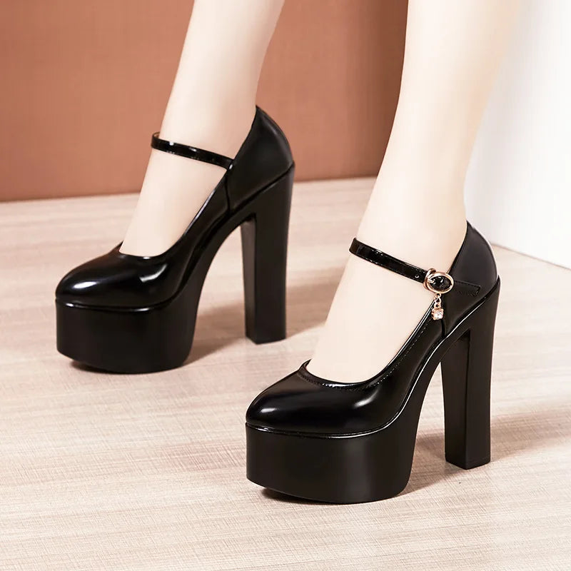 DS Designer Love Locks Classic Platform Maryjane's