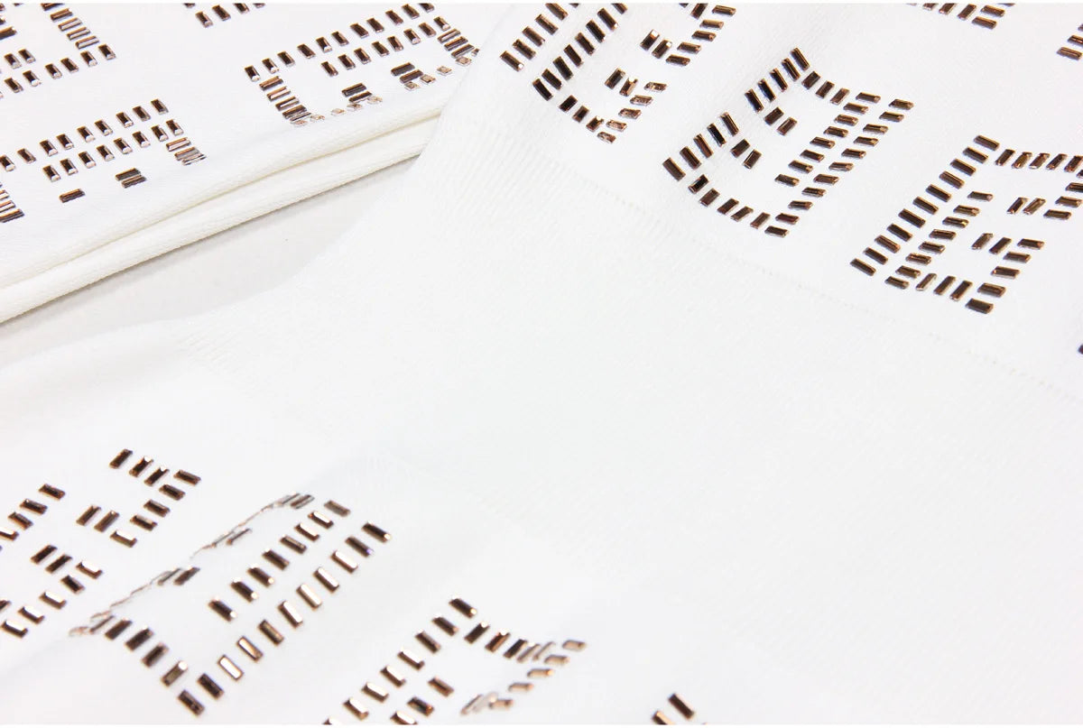 DCDI Amazed Luxury Studded Woven Fitted Dress